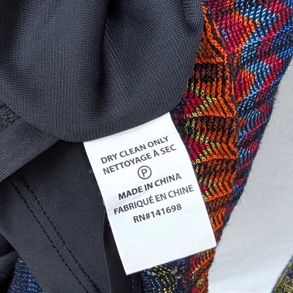 Ramy Brook Maya Striped Zigzag Flare-Sleeve A-line Mini Dress, size XXS - Picture 10 of 10